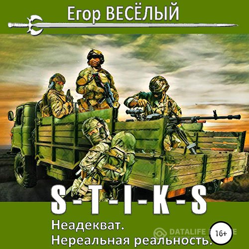 Постер к Егор Весёлый - S-T-I-K-S. Неадекват. Нереальная реальность (Аудиокнига)
